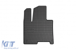 Specific rubber mats suitable for Kia Sportage PHEV after 2021, 4-piece set, black color-image-6250864