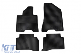 image-1-Specific rubber mats suitable for Kia Sportage after 2015, 4-piece set, black color