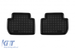 Specific rubber mats suitable for Kia Stinger after 2017, 4-piece set, black color-image-6214761