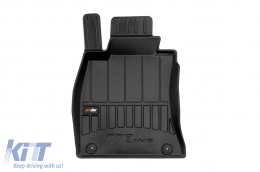 Specific rubber mats suitable for Kia Stinger after 2017, not suitable for 4x4 version, 4-piece set, black color, with 24-month warranty-image-6221702