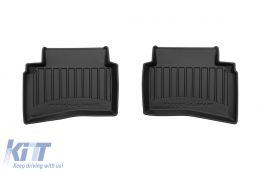 Specific rubber mats suitable for Kia Stonic, Rio after 2017, 4-piece set, black color, with 24-month warranty from Frogum 3D ProLine series.-image-6221333