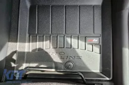 Specific rubber mats suitable for Kia Stonic, Rio after 2017, 4-piece set, black color, with 24-month warranty from Frogum 3D ProLine series.-image-6221339