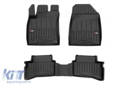image-72-Specific rubber mats suitable for Kia X-Ceed PHEV Hybrid after 2020, 3-piece set, black color, with 24-month warranty