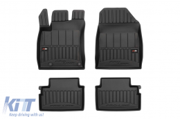 image-10-Specific rubber mats suitable for Kia Xceed after 2019, 4-piece set, black color, with 24-month warranty