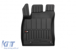 Specific rubber mats suitable for Kia Xceed after 2019, 4-piece set, black color, with 24-month warranty-image-6221972