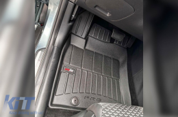 Specific rubber mats suitable for Kia Xceed after 2019, 4-piece set, black color, with 24-month warranty-image-6221975