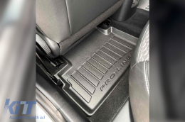 Specific rubber mats suitable for Kia Xceed after 2019, 4-piece set, black color, with 24-month warranty-image-6221977