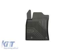 Specific rubber mats suitable for Kia Xceed after 2019, 4-piece set, black color-image-6226971