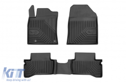 Specific rubber mats suitable for Kia Xceed PHEV after 2019, 3-piece set, black color - ABFMK6018510