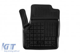 Specific rubber mats suitable for Land Rover Discovery Sport after 2015, 4-piece set, black color-image-6216518