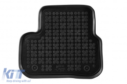 Specific rubber mats suitable for Land Rover Discovery Sport after 2015, 4-piece set, black color-image-6216520