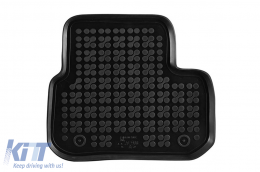 Specific rubber mats suitable for Land Rover Discovery Sport after 2015, 4-piece set, black color-image-6216521