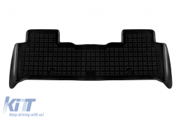Specific rubber mats suitable for Land Rover Discovery after 2017, Range Rover Sport after 2013, 3-piece set, black color-image-6216544