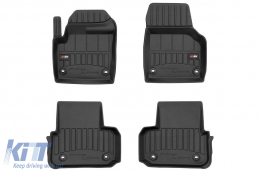 image-51-Specific rubber mats suitable for Land Rover Discovery Sport after 2014, 4-piece set, black color, with 24-month warranty