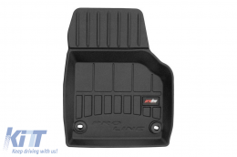 Specific rubber mats suitable for Land Rover Discovery Sport after 2014, 4-piece set, black color, with 24-month warranty-image-6221842