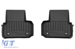 Specific rubber mats suitable for Land Rover Discovery Sport after 2014, 4-piece set, black color, with 24-month warranty-image-6221843