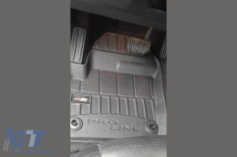 Specific rubber mats suitable for Land Rover Discovery Sport after 2014, 4-piece set, black color, with 24-month warranty-image-6221844