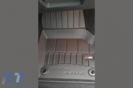 Specific rubber mats suitable for Land Rover Discovery Sport after 2014, 4-piece set, black color, with 24-month warranty-image-6221845