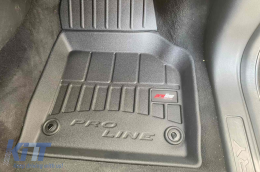 Specific rubber mats suitable for Land Rover Discovery Sport after 2014, 4-piece set, black color, with 24-month warranty-image-6221849