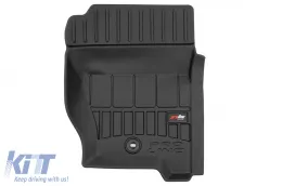 Specific rubber mats suitable for Land Rover Discovery 4 2009-2016 from Frogum 3D ProLine series, 3-piece set, black color, with 24-month warranty-image-6222812