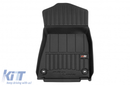 Specific rubber mats suitable for Lexus GS IV 2012-2020, 4-piece set, black color, with 24-month warranty from Frogum 3D ProLine series.-image-6223231