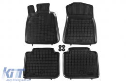 Specific rubber mats suitable for Lexus GS 2005-2013, 4-piece set, black color - ABFML6016455