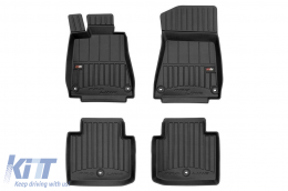 image-30-Specific rubber mats suitable for Lexus GS 2004-2011, 4-piece set, black color, with 24-month warranty