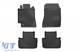 image-27-Specific rubber mats suitable for Lexus IS 200 sedan 1998-2005, 4-piece set, black color