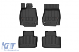 image-22-Specific rubber mats suitable for Lexus IS after 2013, 4-piece set, black color, with 24-month warranty