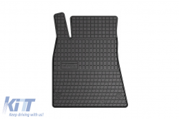 Specific rubber mats suitable for Lexus IS sedan RWD 2005-2013, 4-piece set, black color from Frogum El Toro series-image-6257052