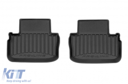 Specific rubber mats suitable for Lexus IS 1999-2005, 4-piece set, black color, with 24-month warranty-image-6223211