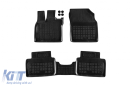Specific rubber mats suitable for Lexus LBX Hybrid, 4x2, 4x4 after 2023, 3-piece set, black color - ABFML6016464