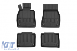 image-0-Specific rubber mats suitable for Lexus LS III 2000-2006 from Frogum 3D ProLine series, 4-piece set, black color, with 24-month warranty