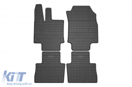 Specific rubber mats suitable for Lexus NX PHEV after 2021, 4-piece set, black color-image-6231056