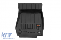 Specific rubber mats suitable for Lexus RC200 after 2014, 4-piece set, black color, with 24-month warranty-image-6222927