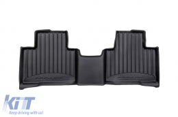 Specific rubber mats suitable for Lexus RX after 2022, 3-piece set, black color, with 24-month warranty-image-6223979