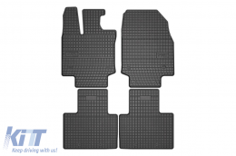Specific rubber mats suitable for Lexus RX after 2022, 4-piece set, black color - ABFML6019378