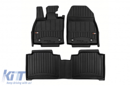 image-48-Specific rubber mats suitable for Lexus RZ after 2022, 3-piece set, black color, with 24-month warranty