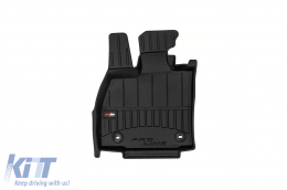 Specific rubber mats suitable for Lexus RZ after 2022, 3-piece set, black color, with 24-month warranty-image-6224006