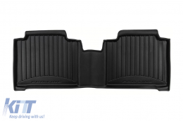 Specific rubber mats suitable for Lexus RZ after 2022, 3-piece set, black color, with 24-month warranty-image-6224008