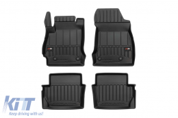 image-76-Specific rubber mats suitable for Mazda 2 2007-2014, 4-piece set, black color, with 24-month warranty from Frogum 3D ProLine series.
