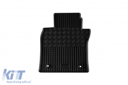 Specific rubber mats suitable for Mazda 3, CX-30 after 2019, 4-piece set, black color-image-6249858