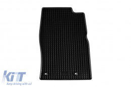 Specific rubber mats suitable for Mazda 3, CX-30 after 2019, 4-piece set, black color-image-6249859