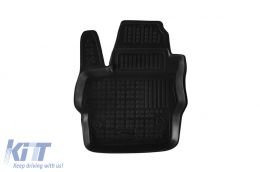Specific rubber mats suitable for Mazda 3 2009-2013, 4-piece set, black color-image-6214398