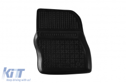 Specific rubber mats suitable for Mazda 3 2009-2013, 4-piece set, black color-image-6214399