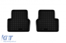 Specific rubber mats suitable for Mazda 3 hatchback, sedan 2013-2018, 4-piece set, black color-image-6214433