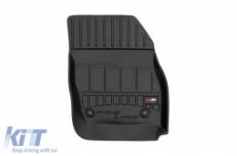 Specific rubber mats suitable for Mazda 3 2009-2013 from Frogum 3D ProLine series, 4-piece set, black color, with 24-month warranty-image-6220958