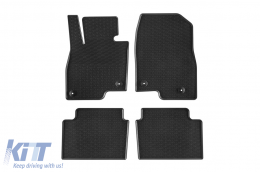 image-52-Specific rubber mats suitable for Mazda 3 2013-2019, Mazda 6 wagon 2012-2016, 4-piece set, black color