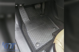 Specific rubber mats suitable for Mazda 3 2013-2019, Mazda 6 wagon 2012-2016, 4-piece set, black color-image-6228199