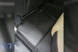 Specific rubber mats suitable for Mazda 3 2013-2019, Mazda 6 wagon 2012-2016, 4-piece set, black color-image-6228201